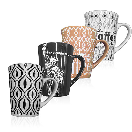decorative insulated coffee mugs