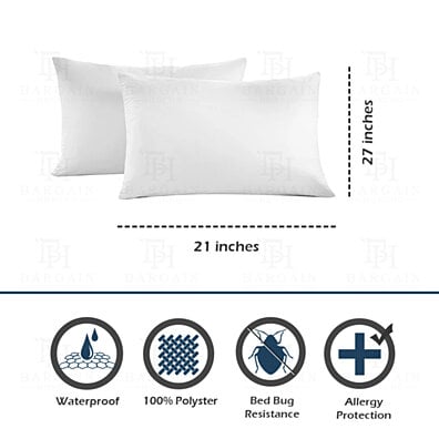  Waterproof 27 inches 21inches 100%Polyster Bed Bug Alergy Resitance Protection 