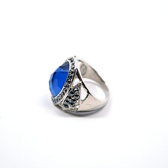 Buy HOLIDAY CLEARANCE SALE! Silver Finish Blue Stone Women 