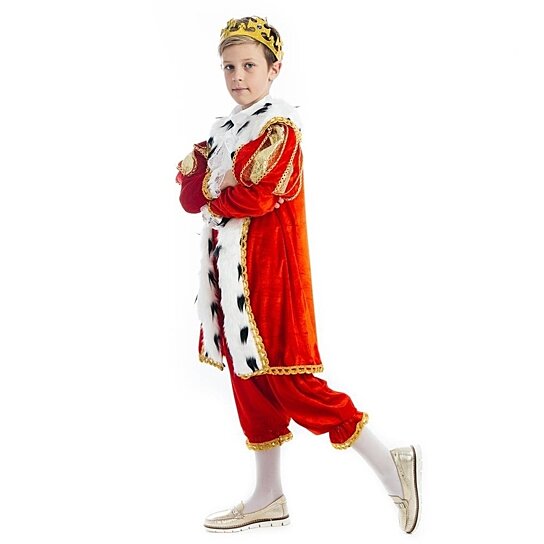 Buy British Royal King George size S Boys Plush Costume Dress-Up Play ...