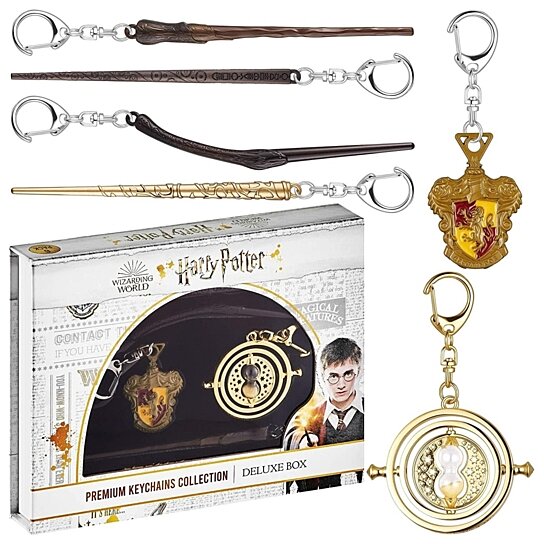 Harry Potter Official Time Turner Key Ring Chain Hermione Hogwarts Gryffindor 