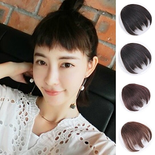 Buy Girls Irregular High Temperature Fiber Fake Fringe Bang Hairpiece Hair  Extension by beatleru on OpenSky