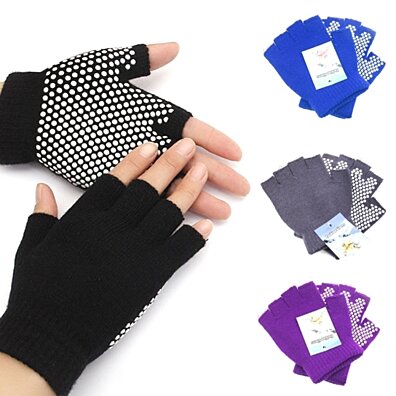 Four Finger Women Workout Gloves Fitness Gym Exercise Hand Palm Protector Mystic 