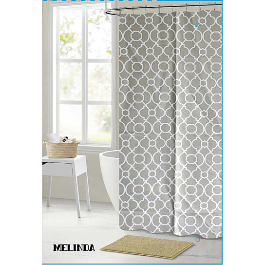 canvas shower curtain