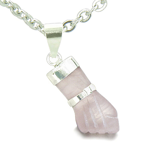 rose quartz amulet