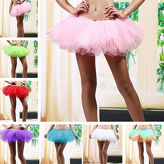 Buy 5 Layers Adult Women Tutu Tulle Skirt Party Festival Ballet Dance Costume By Bluelans On Opensky 