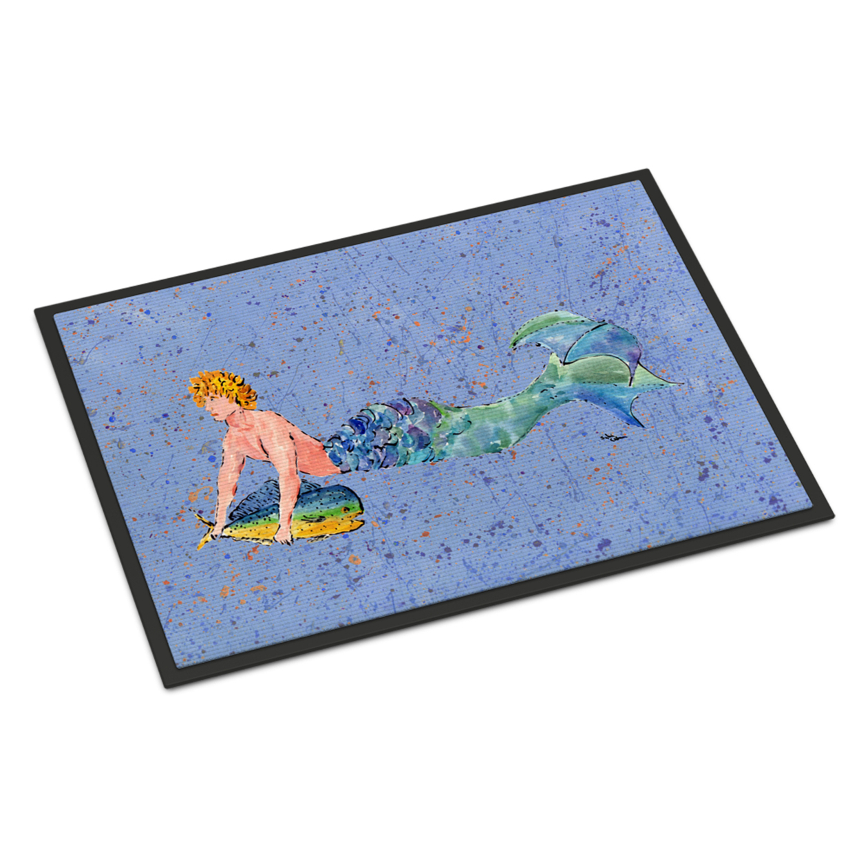 Multicolor 24 x 36 Carolines Treasures 8345-JMAT Merman Indoor or Outdoor Doormat 