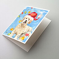 Multicolor 7 x 5 Caroline's Treasures LGA1056GCA7P Goldendoodle Thank You Cards Greeting Cards and Envelopes Pack of 8 A7 Size 5x7 inch Blank Note Cards