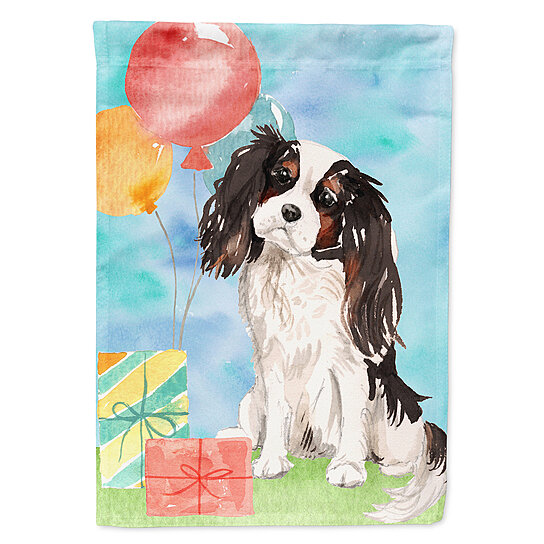 Caroline's Treasures BB7619CHF Welcome Friends Buff Cocker Spaniel Flag Canvas House Size Large Multicolor