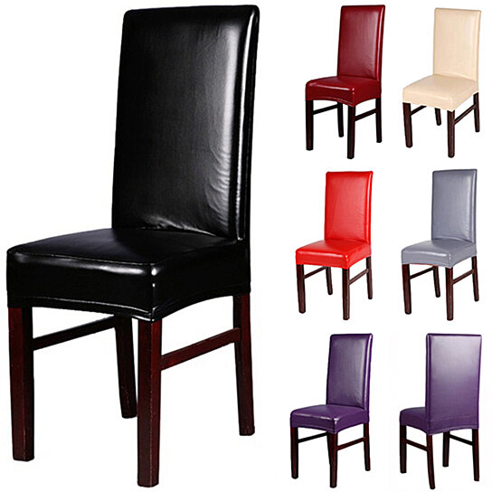 dining chair covers faux leather