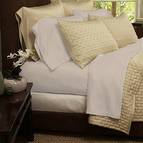 6-Piece Set: 1800 Series Super-Soft Organic Bamboo Bed Sheets