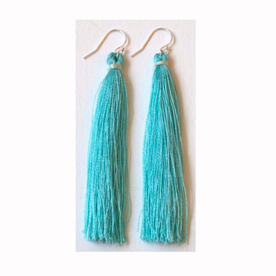 Buy Turquoise Tassel Earrings Tassel Earrings Dangle Earrings Boho