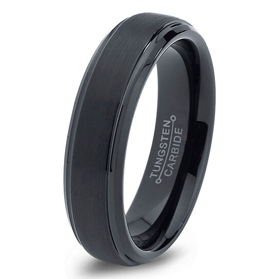 tungsten-wedding-band-ring-6mm-wedding-band-for-men-women-all-sizes ...