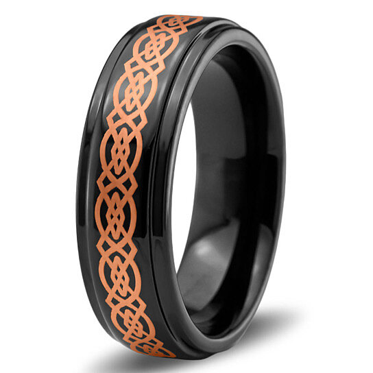 -ring-7mm-wedding-band-for-men-women-all-sizes-18k-rose-gold-plated ...