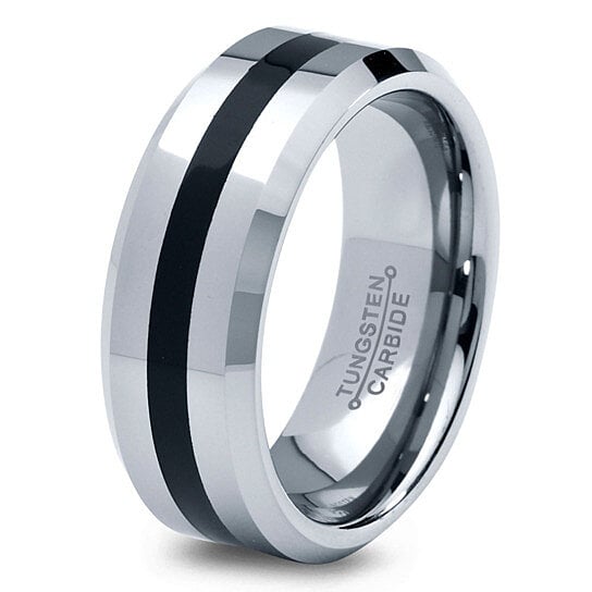 tungsten-wedding-band-ring-8mm-wedding-band-for-men-women-all-sizes ...