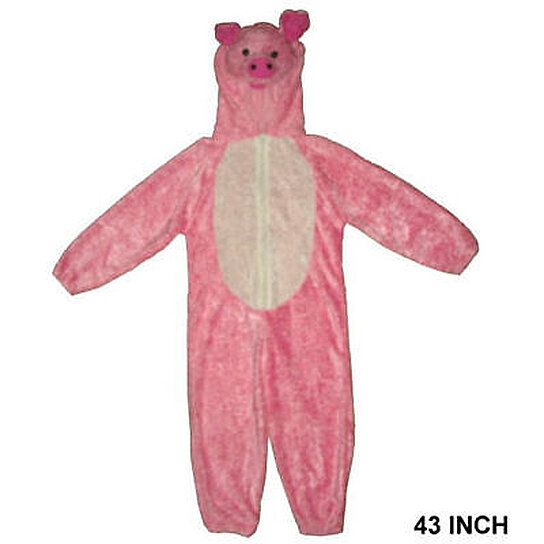 Buy KIDS PLUSH PIG COSTUME piglet dress up suit halloween cute children ...