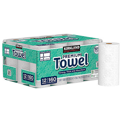 Member's Mark 100% Cotton Terry Towels, 14 x 17 (60 ct