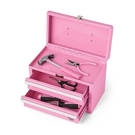 Buy Member's Mark 11 Toolbox with 5 Piece Tool Set - Pink by Cheapees  Store on Dot & Bo