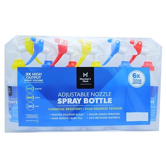 member's mark spray bottles