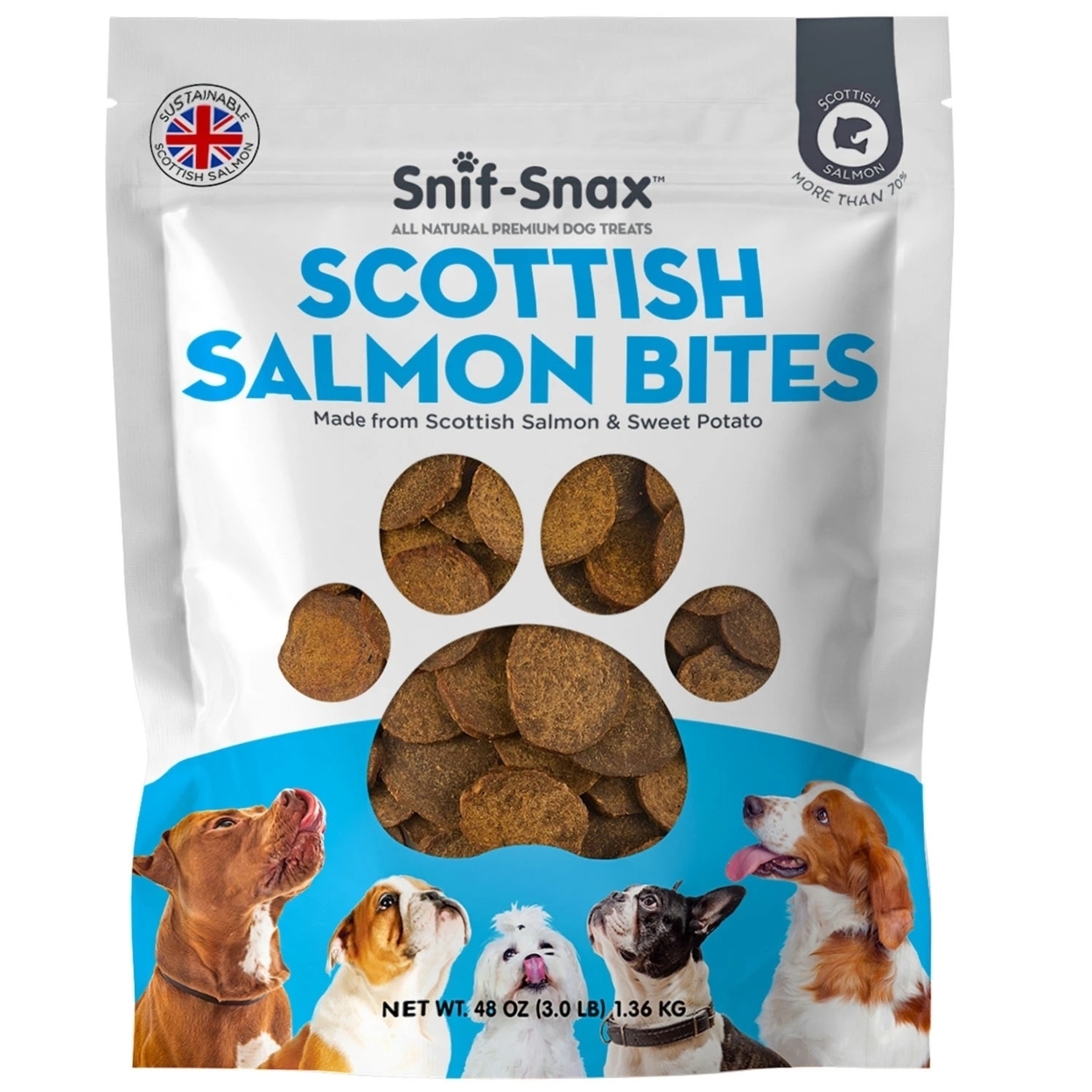 Buy Snif-Snax Scottish Salmon Bites Dog Treats (3 Pounds) by Cheapees Store on OpenSky