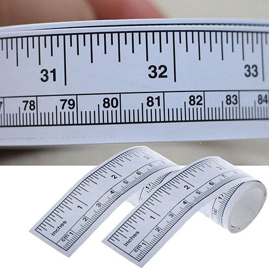 Buy Useful Self Adhesive Sewing Machine Sticker Ruler Desk Metric ...