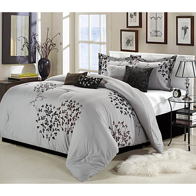 Cheila 8-Piece Embroidered Comforter Set