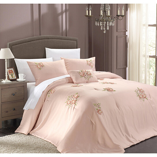 comforter set with bed skirt