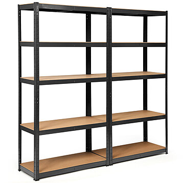 Costway Storage Shelf Steel Metal 5 Levels Adjustable Shelves