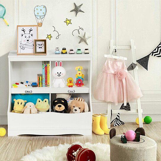 toy storage bin bookcase