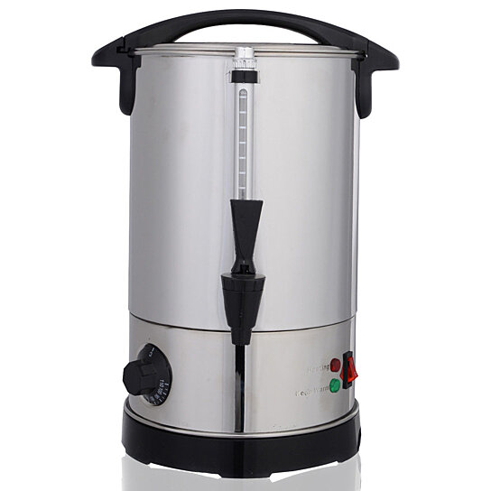 Ovente Electric Stainless Steel Insulated Hot Water Boiler and Warmer 3.2  Liter, 700 Watt Water Dispenser Automatic Keep Warm Setting & Boil Dry  Protection, Perfect for Tea or Coffee, Silver WA32S 