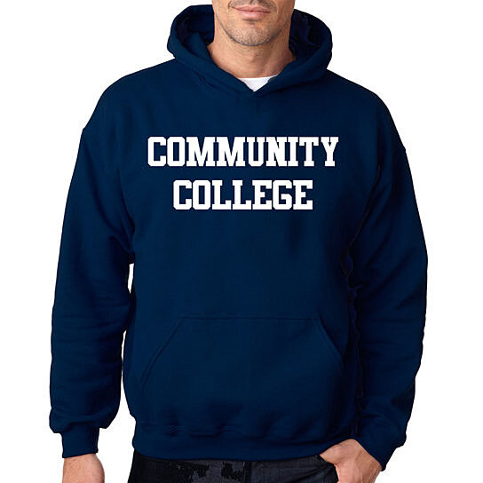 Buy Community College Hoodie by CrazyDogTshirts on OpenSky