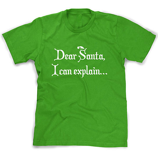 deer santa shirt