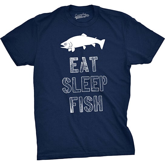 eat sleep fish shirt