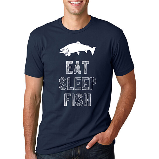 Buy Eat Sleep Fish T Shirt (Men's (4 Color Options), Women's & Kid's ...