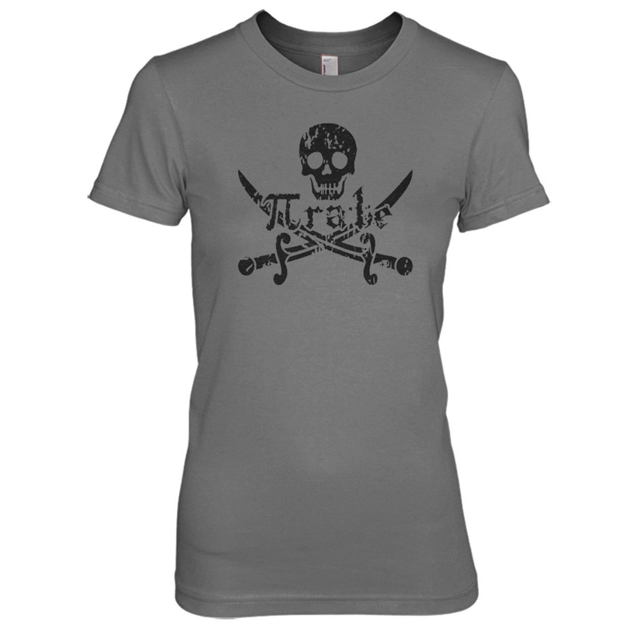 Buy Pi-rate Pirate Funny Math Shirt Vintage Cool Tee by Crazy Dog ...