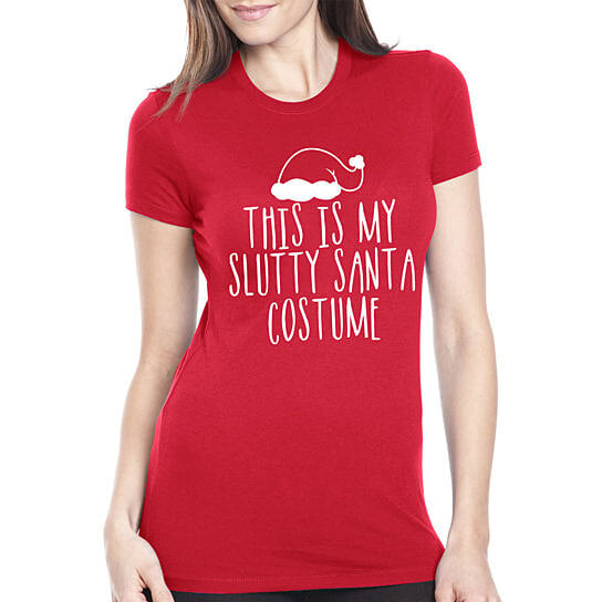 Buy Slutty Santa TShirt by Crazy Dog Tshirts on OpenSky