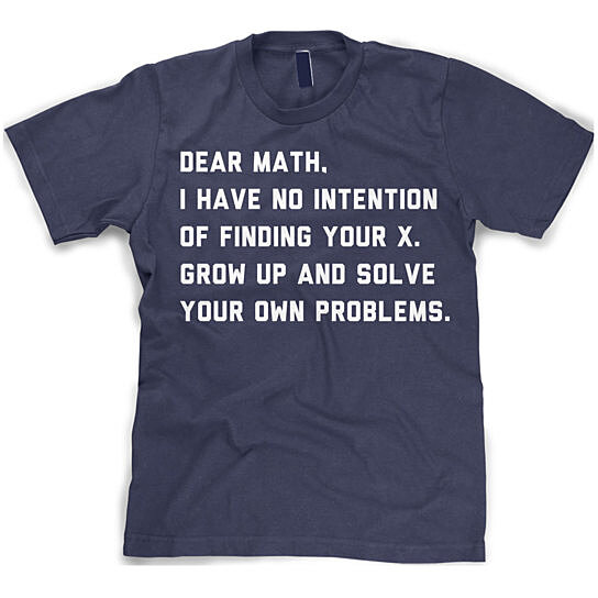 math problem shirt