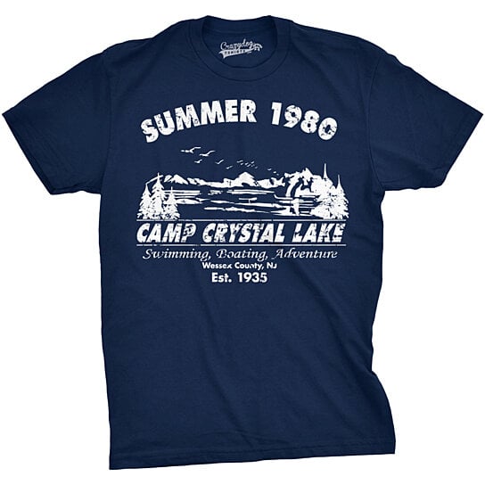 Buy Vintage Summer 1980 Camp Crystal Lake T Shirt by CrazyDogTshirts on ...