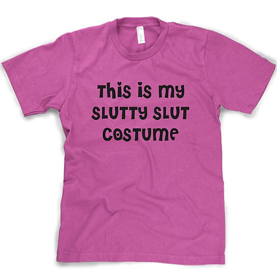 Buy This Is My Slutty Slut Costume T Shirt Halloween Shirt Costume Tee