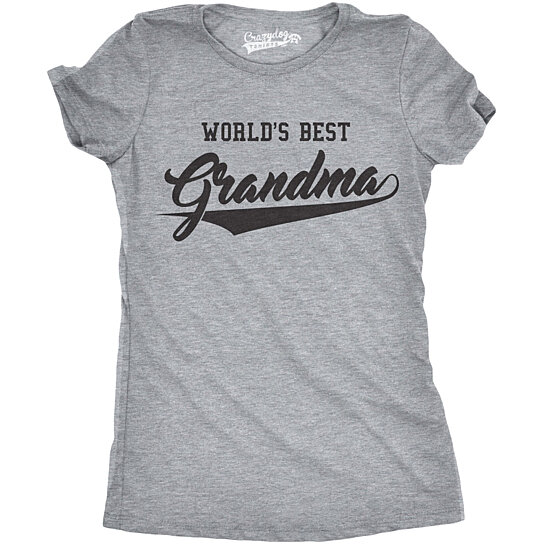 Buy World's Best Grandma T-Shirt by Crazy Dog Tshirts on OpenSky