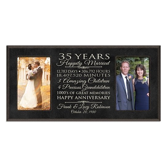 Buy Personalized 35th Wedding  Anniversary  Photo Frame 