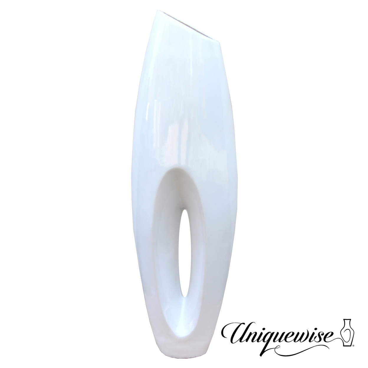 Buy Modern White Large Floor Vase 40 Inch By Decorative T Ts On Dot And Bo