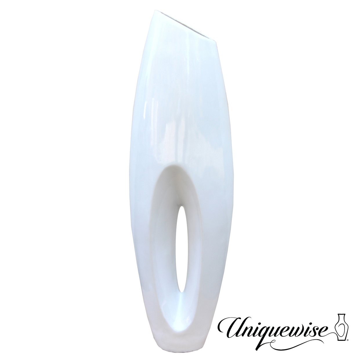 Buy Modern White Large Floor Vase-40 Inch by Decorative Gift Gifts on