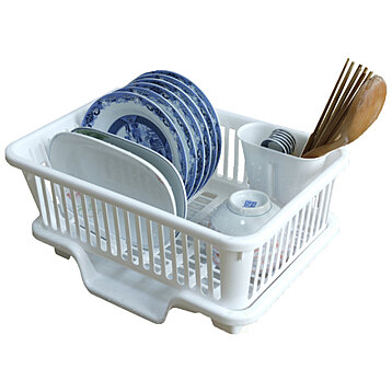 Plastic Dish Drainer With Cover - 10