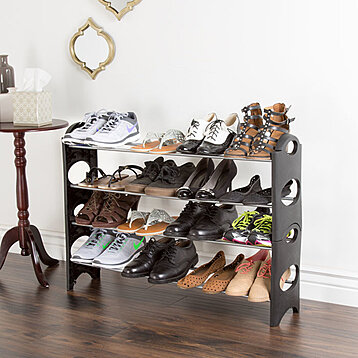 Stackable Organizers 10 Pair Stackable Shoe Rack