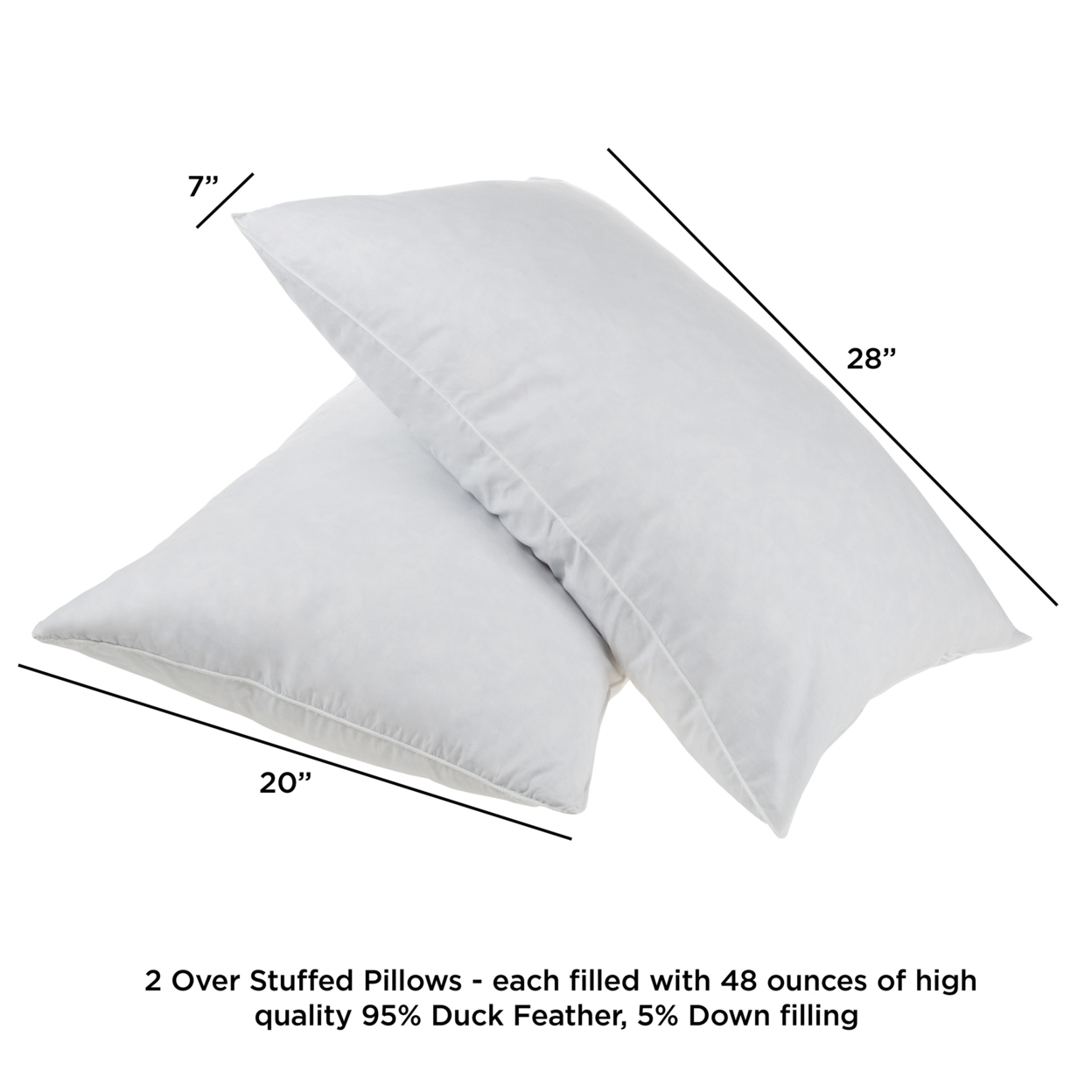 overstuffed pillows