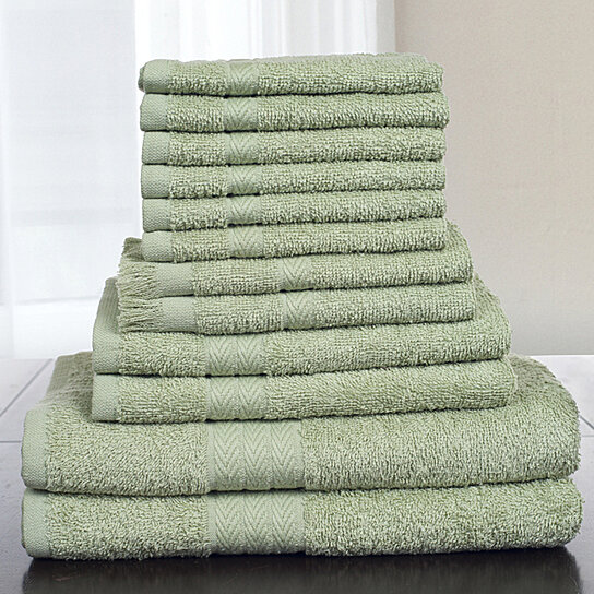 sage green bath towels on sale