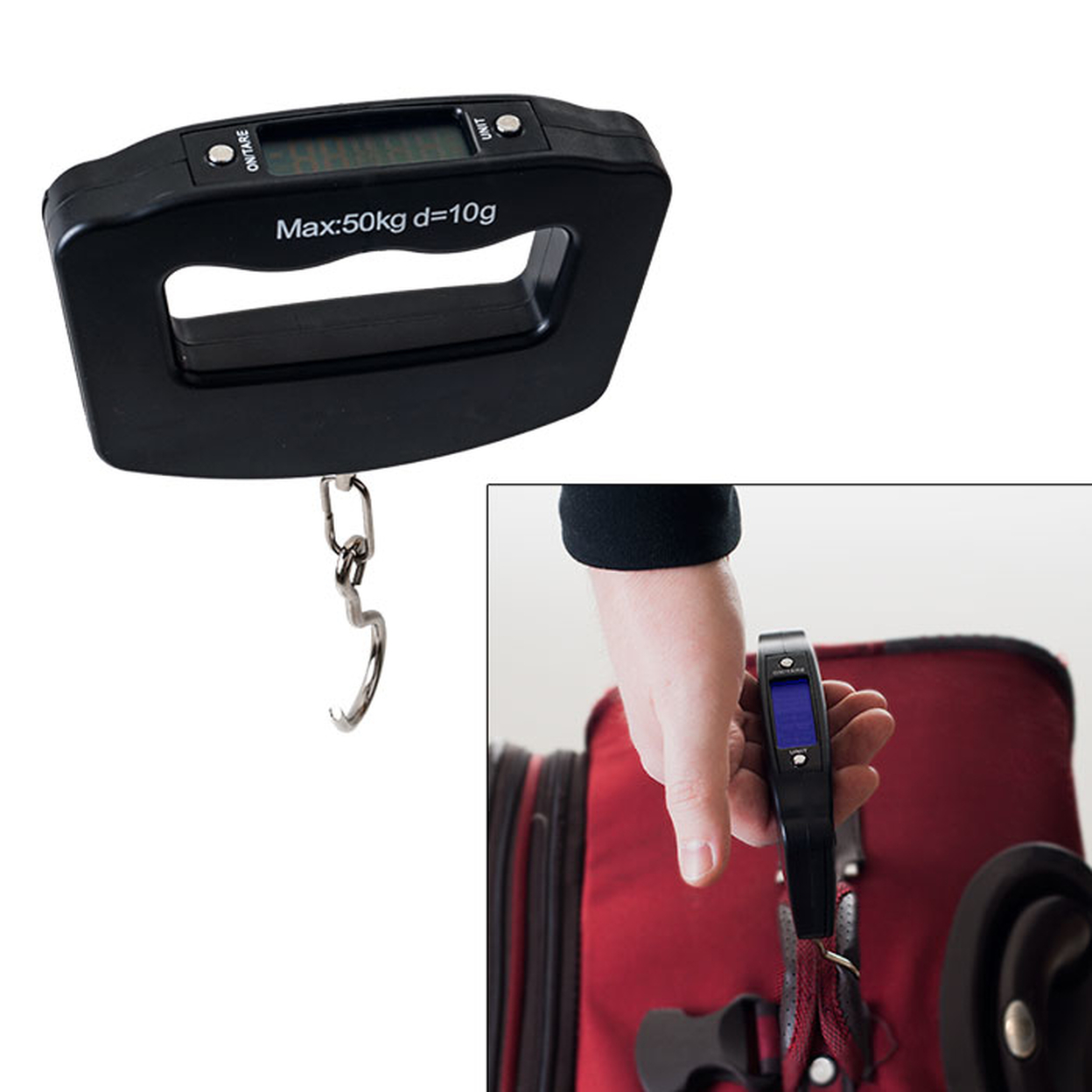Northwest Digital Luggage Grip Scale - Up To 110 Pounds