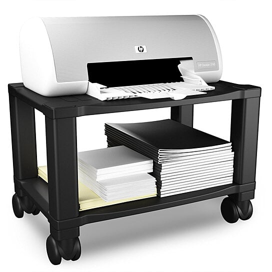 Buy Printer Stand 2Tier Under Desk Table for Fax, Scanner, Printer