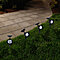 Pure Garden Outdoor Solar Yard Spot Lights - Set of 4